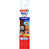 Barra bajo puertas de aluminio tesamoll Comfort con cepillo basculante (1mx40mm)